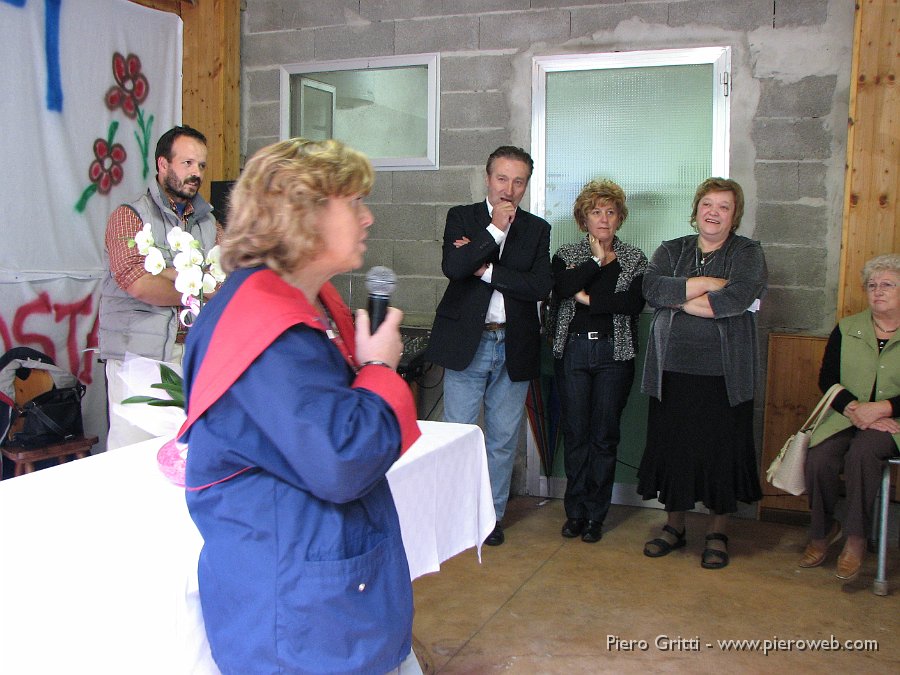 Mostacc 059.jpg - Marilisa Molinari, funzionario della Regione Lombardia -  Alle spalle Marco Molinari dell'Agriturismo Prati Parini